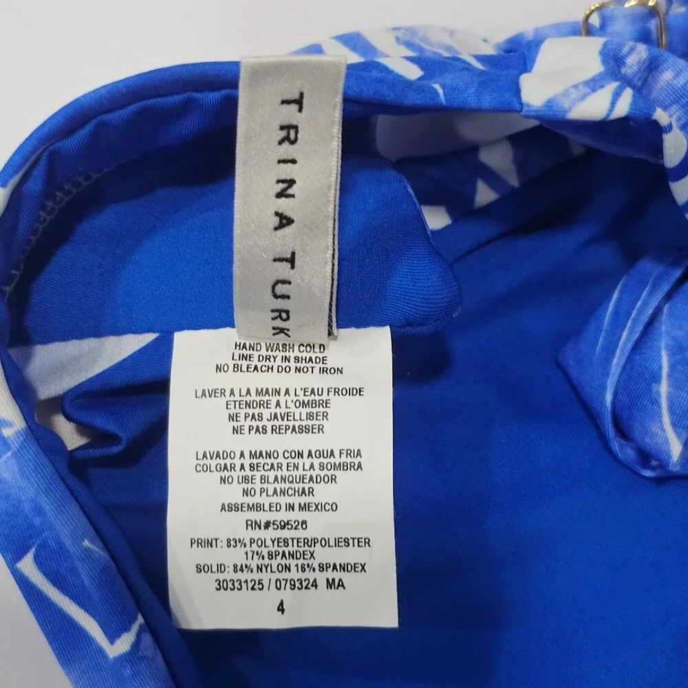Trina Turk Licensee Basque Banded Bikini Top - Picture 8 of 9